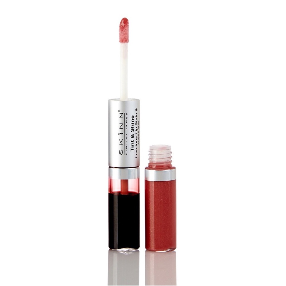 NWT Skinn Luscious Lip Stain & Gloss Set
